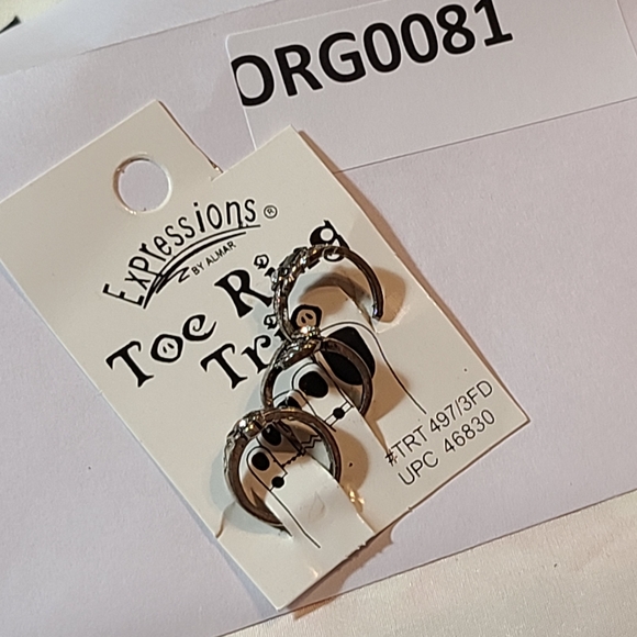 Trio Toe Rings For Sale - Picture 8 of 9